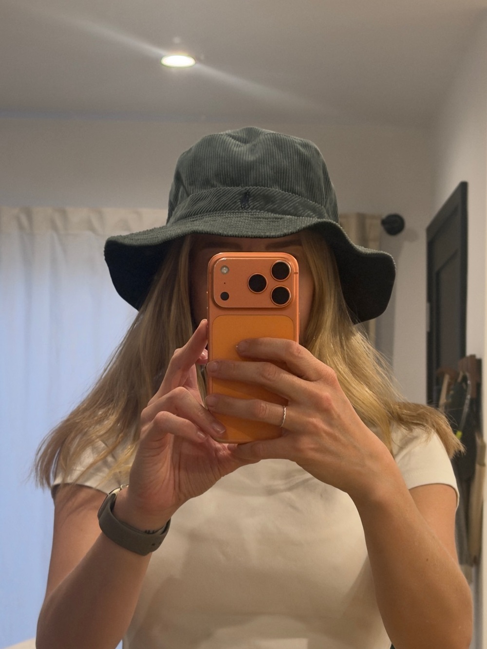 Polo by Ralph Lauren Dark Green Corduroy Bucket Hat